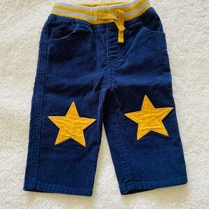 Baby Boden Corduroy Pants with Yellow Stars